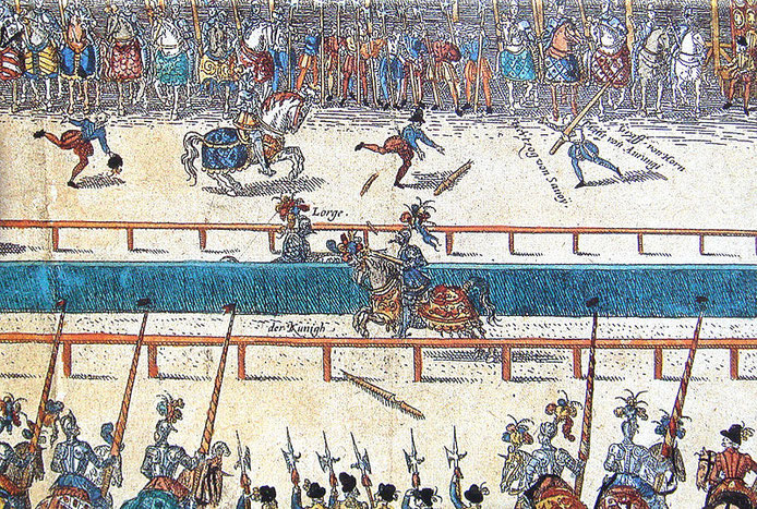 Henri II et Catherine de Médicis, peinture allemande anonyme du XVIe. (Souce : Wikipedia)