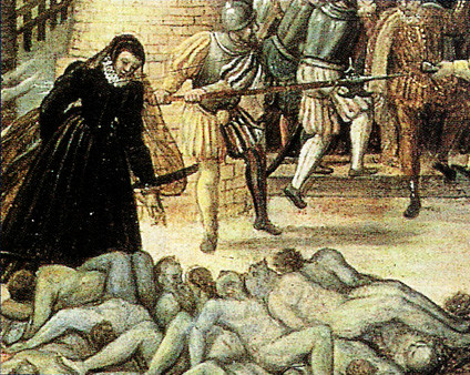 Le massacre par François Dubois (Source : Musée cantonal des Beaux-Arts, Lausanne)