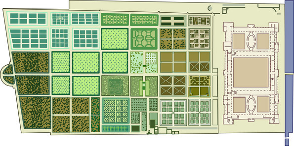 Château et jardin. (Source : Gilles BREMOND)