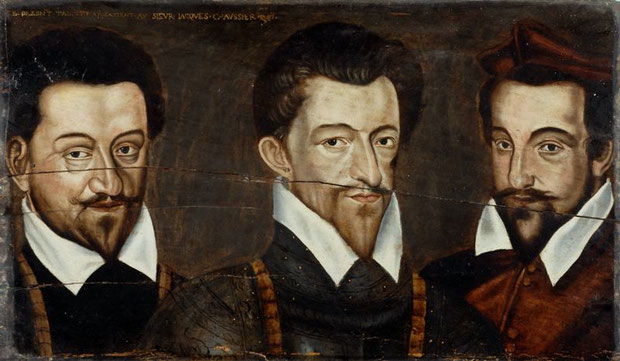 Les trois Guises. Château de Blois