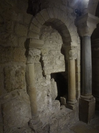 Crypte mérovingienne à Saint-Denis (Source : Laure Trannoy)