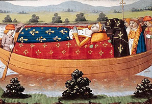 Isabeau de Baviere- smr par Martial d'Auvergne - (Source : Larousse. License sous domaine public Wikimedia Commons - http://bit.ly/1K9vRHH)