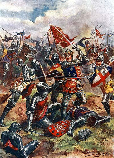 Henry V par Harry Payne.www.britishbattles.com/100-years-war/agincourt.htm.wikimedia.org