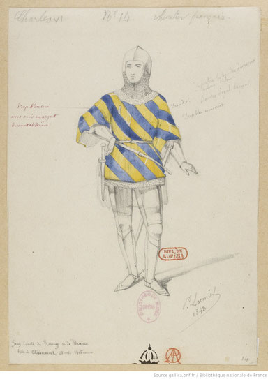 Jean de Roucy, tué à Azincourt.Gallica